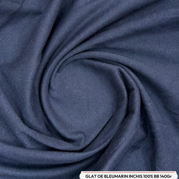 Material tricot glat OE, culoarea bleumarin
