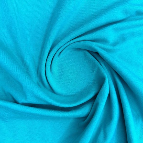 Material tricot glat OE, culoarea turcoaz