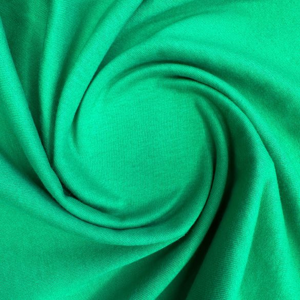 Material tricot glat OE, culoarea verde iarba