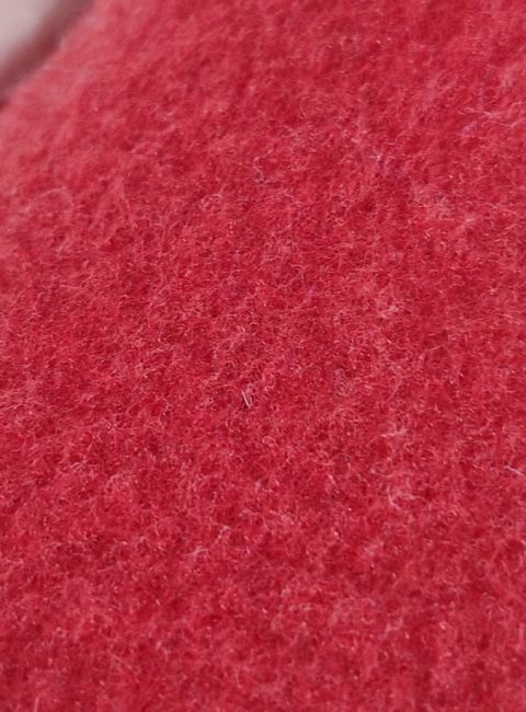 Material 3 fire flausat, rosu, cu interior flausat pufos